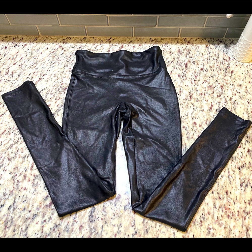 SPANX faux leather leggings